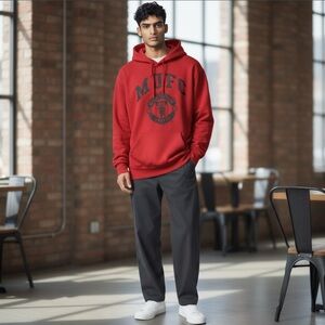 MUFC Red Hoodie for Men